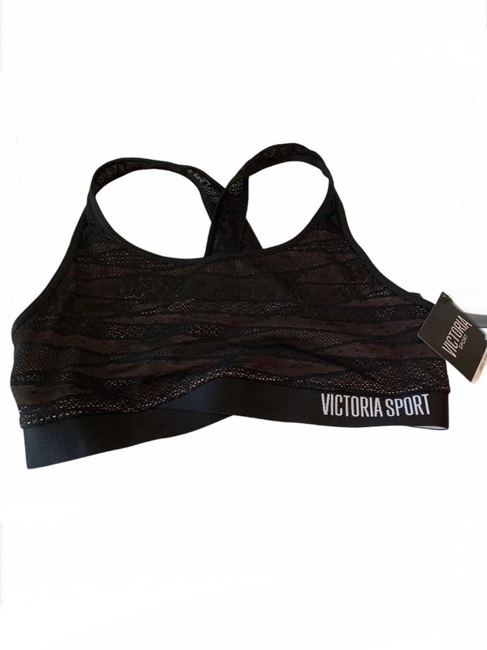 Victoria Sport L The Player mesh sports bra band